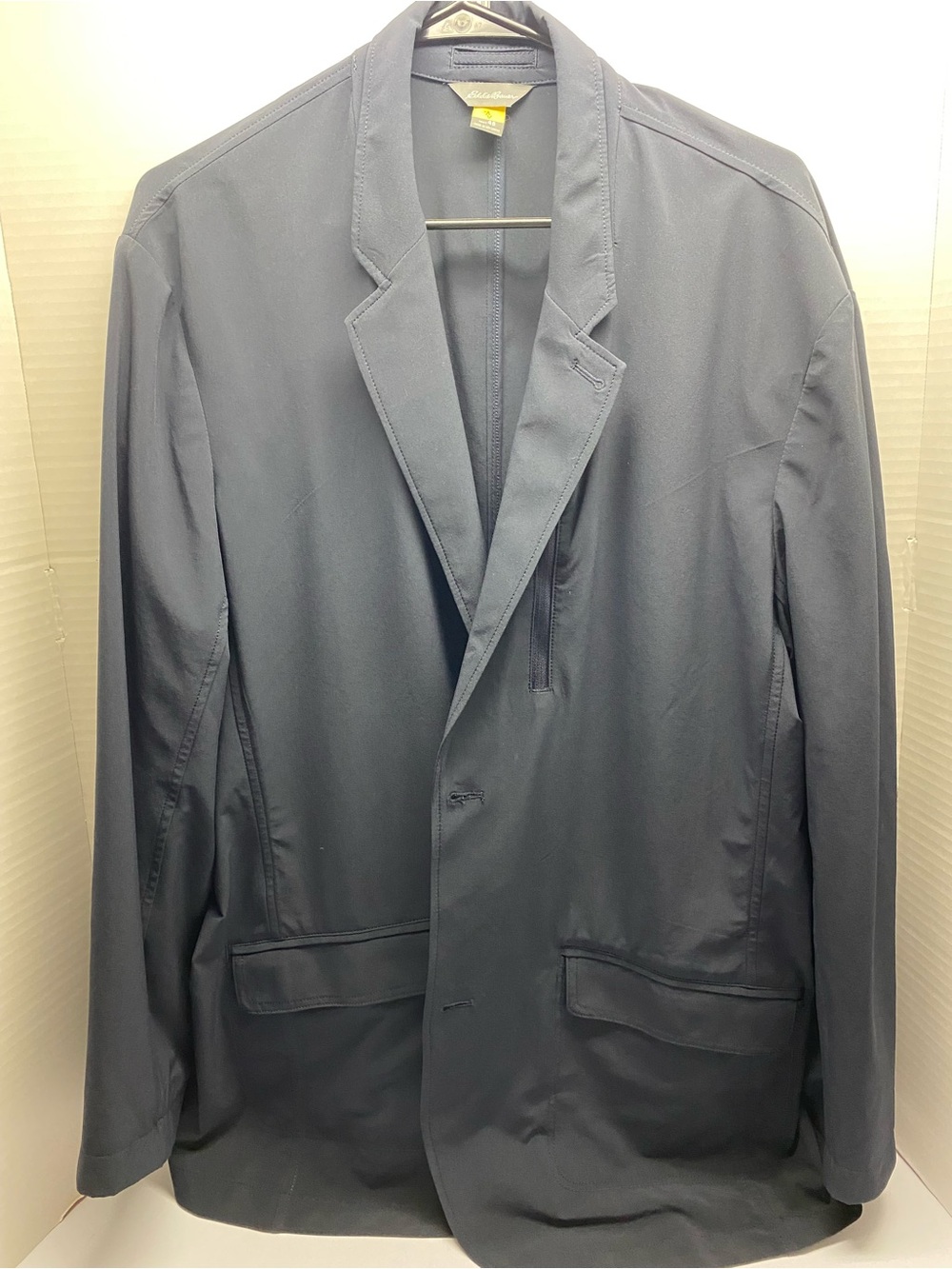 Eddie Bauer Navy Single-Breasted Sport Coat